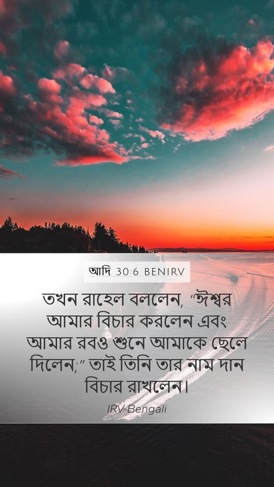 আদি 30:6 BENIRV Bible Verse Image
