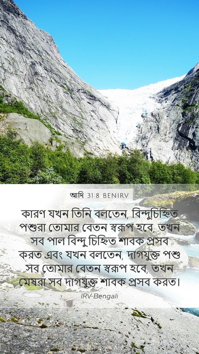 আদি 31:8 BENIRV Bible Verse Image