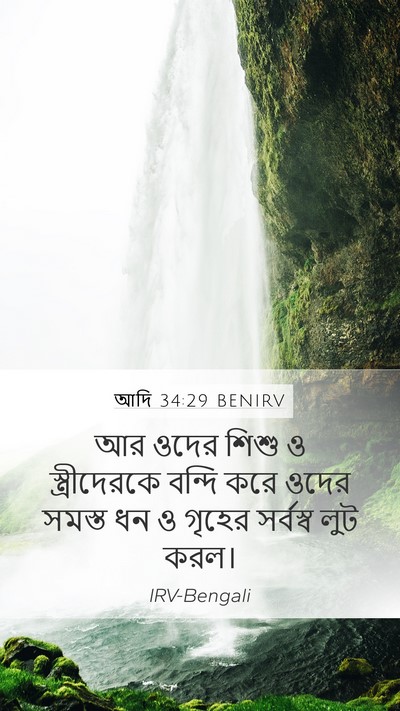 আদি 34:29 BENIRV Bible Verse Image