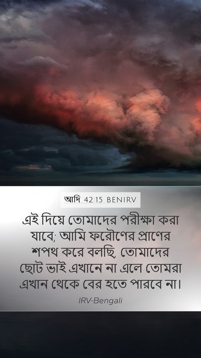 আদি 42:15 BENIRV Bible Verse Image