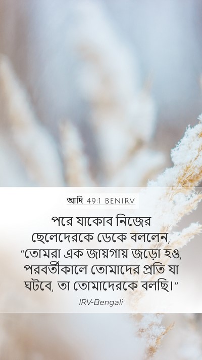 আদি 49:1 BENIRV Bible Verse Image