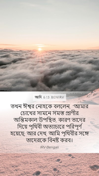 আদি 6:13 BENIRV Bible Verse Image