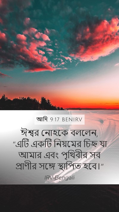আদি 9:17 BENIRV Bible Verse Image