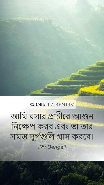 আমোচ 1:7 BENIRV Bible Verse Image