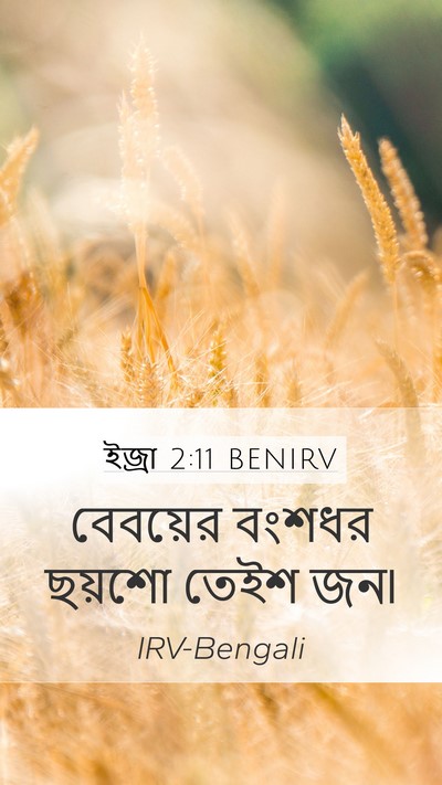 ইজ্ৰা 2:11 BENIRV Bible Verse Image