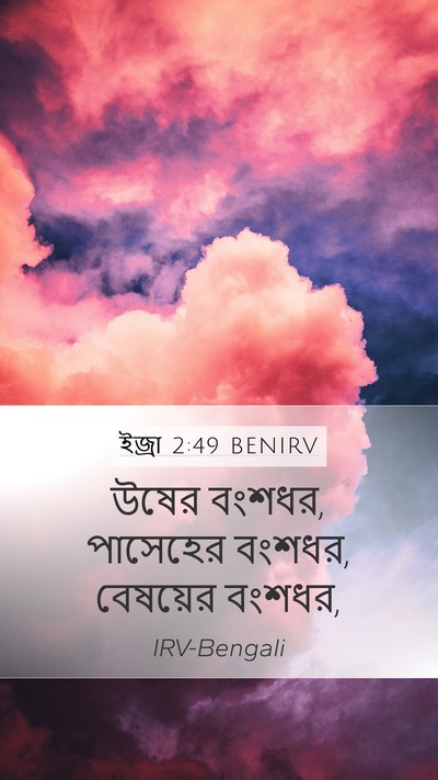 ইজ্ৰা 2:49 BENIRV Bible Verse Image