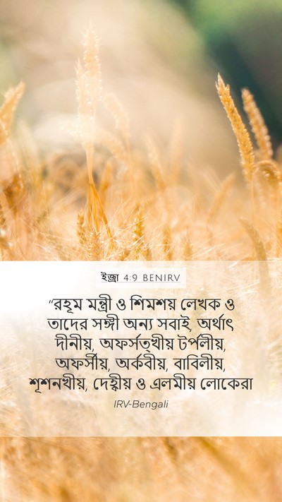 ইজ্ৰা 4:9 BENIRV Bible Verse Image