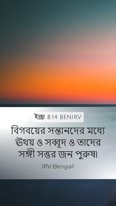 ইজ্ৰা 8:14 BENIRV Bible Verse Image