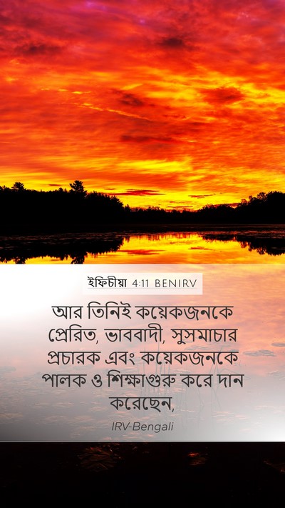 ইফিচীয়া 4:11 BENIRV Bible Verse Image