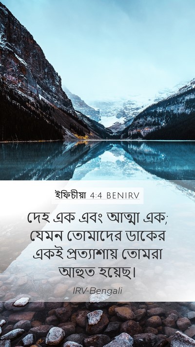 ইফিচীয়া 4:4 BENIRV Bible Verse Image
