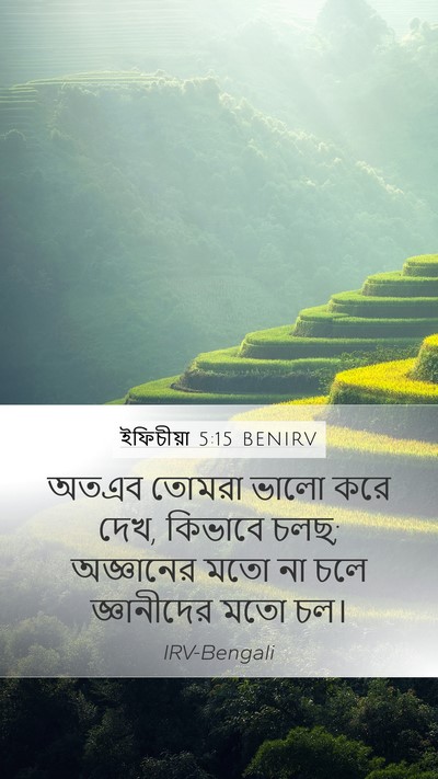 ইফিচীয়া 5:15 BENIRV Bible Verse Image