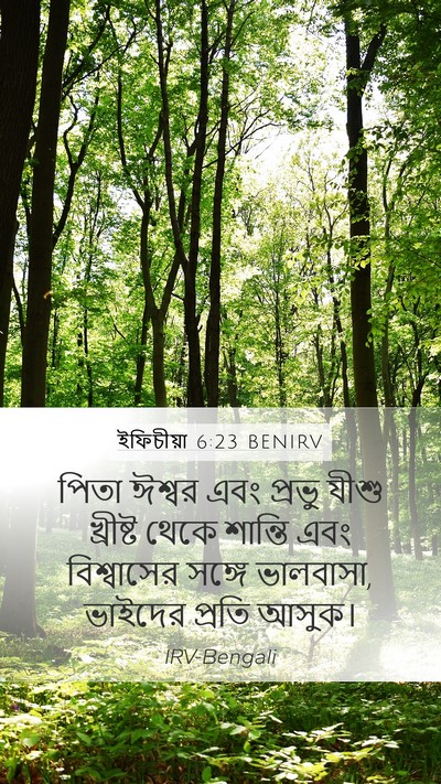 ইফিচীয়া 6:23 BENIRV Bible Verse Image