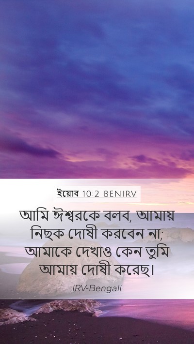 ইয়োব 10:2 BENIRV Bible Verse Image