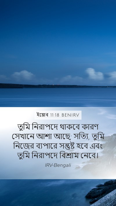 ইয়োব 11:18 BENIRV Bible Verse Image