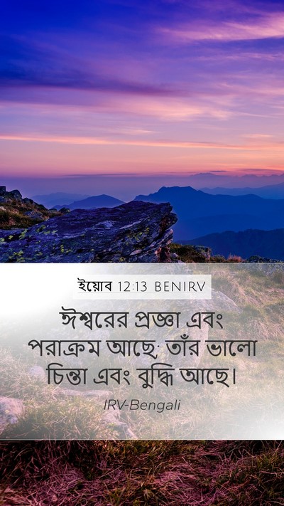 ইয়োব 12:13 BENIRV Bible Verse Image