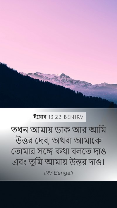 ইয়োব 13:22 BENIRV Bible Verse Image