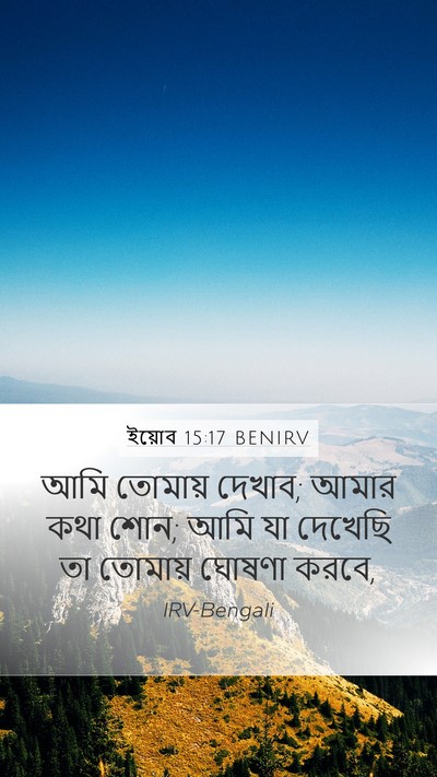 ইয়োব 15:17 BENIRV Bible Verse Image