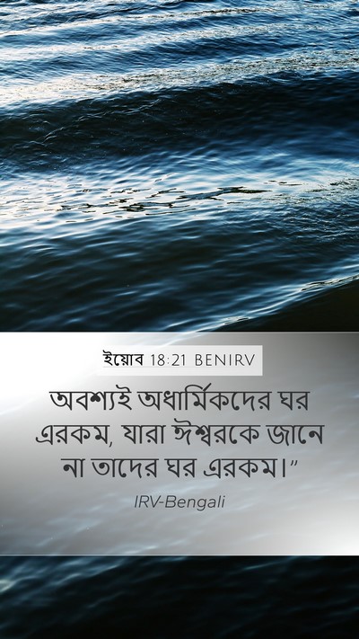 ইয়োব 18:21 BENIRV Bible Verse Image