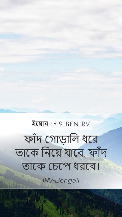 ইয়োব 18:9 BENIRV Bible Verse Image