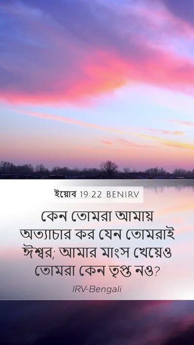 ইয়োব 19:22 BENIRV Bible Verse Image