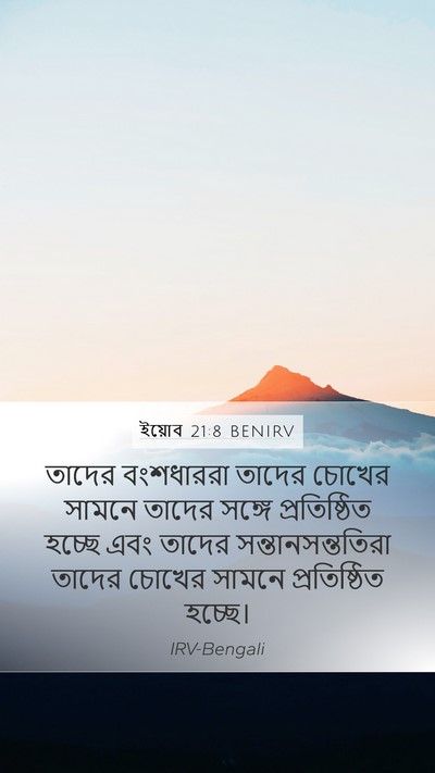ইয়োব 21:8 BENIRV Bible Verse Image