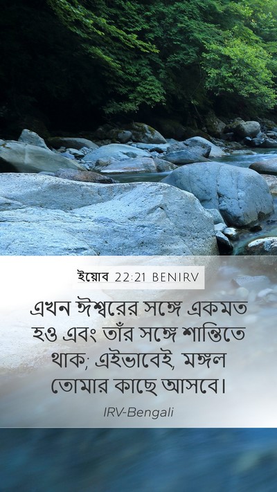 ইয়োব 22:21 BENIRV Bible Verse Image