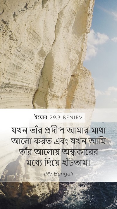 ইয়োব 29:3 BENIRV Bible Verse Image
