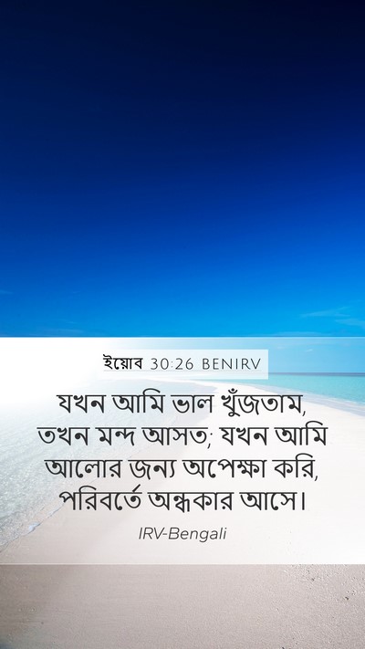 ইয়োব 30:26 BENIRV Bible Verse Image