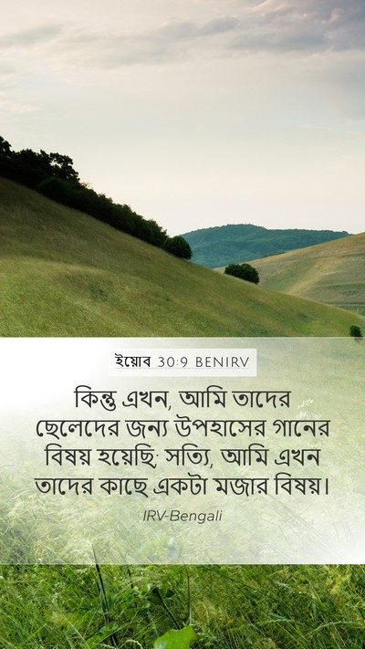 ইয়োব 30:9 BENIRV Bible Verse Image