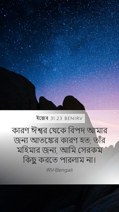ইয়োব 31:23 BENIRV Bible Verse Image