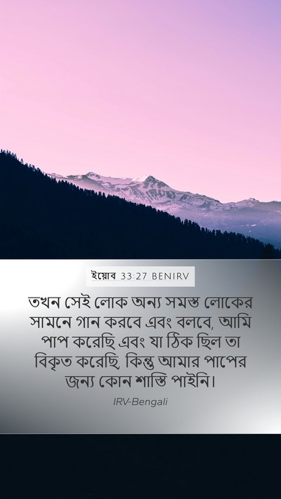 ইয়োব 33:27 BENIRV Bible Verse Image