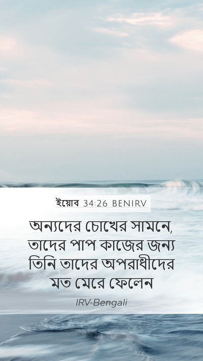 ইয়োব 34:26 BENIRV Bible Verse Image