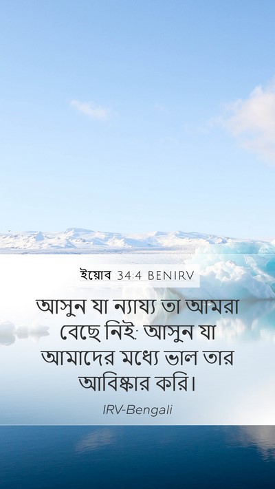 ইয়োব 34:4 BENIRV Bible Verse Image