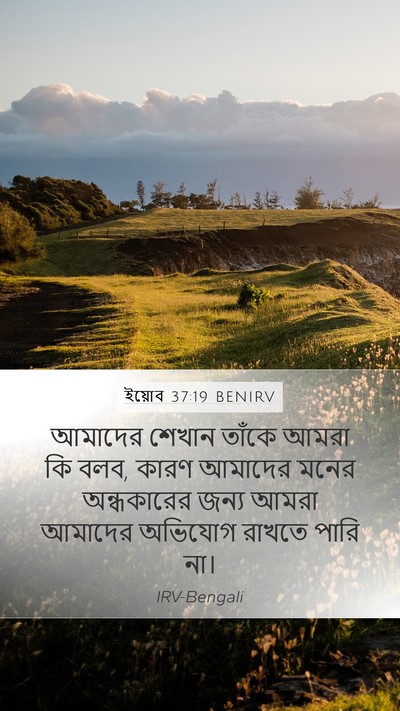 ইয়োব 37:19 BENIRV Bible Verse Image