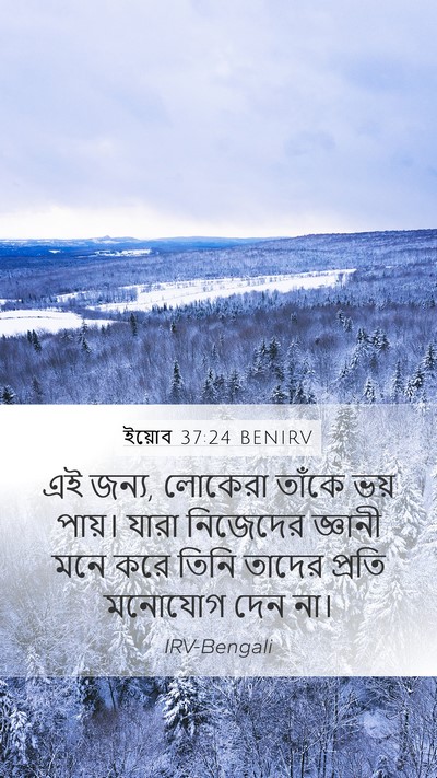ইয়োব 37:24 BENIRV Bible Verse Image