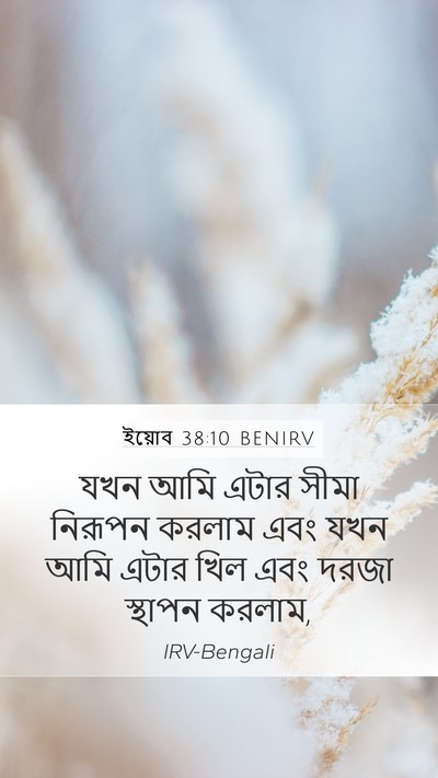ইয়োব 38:10 BENIRV Bible Verse Image