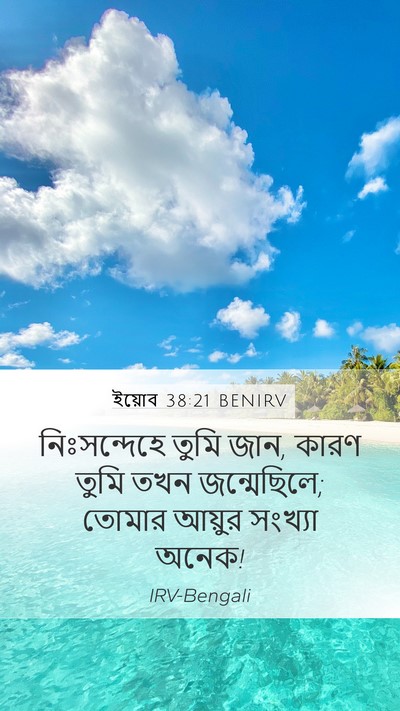 ইয়োব 38:21 BENIRV Bible Verse Image