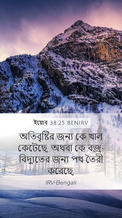 ইয়োব 38:25 BENIRV Bible Verse Image