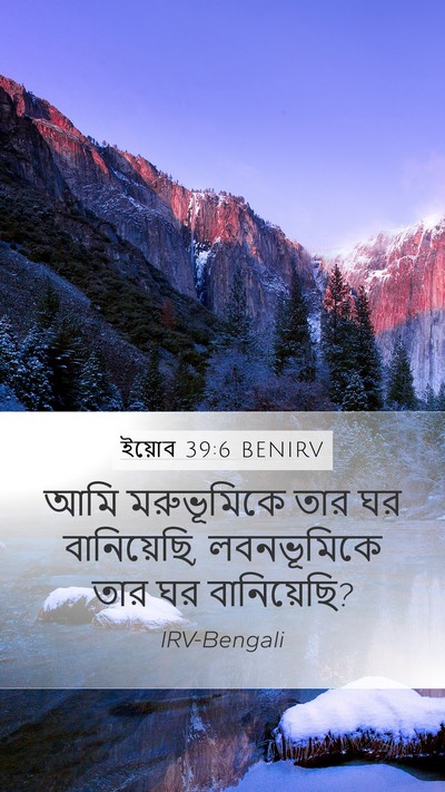 ইয়োব 39:6 BENIRV Bible Verse Image