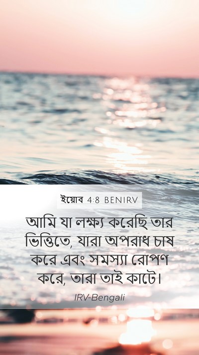 ইয়োব 4:8 BENIRV Bible Verse Image