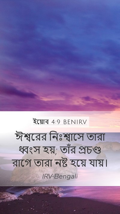 ইয়োব 4:9 BENIRV Bible Verse Image
