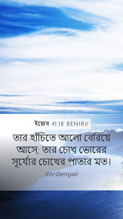 ইয়োব 41:18 BENIRV Bible Verse Image