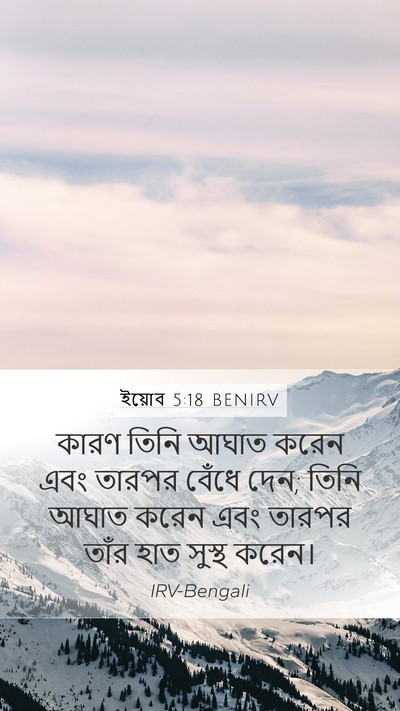 ইয়োব 5:18 BENIRV Bible Verse Image