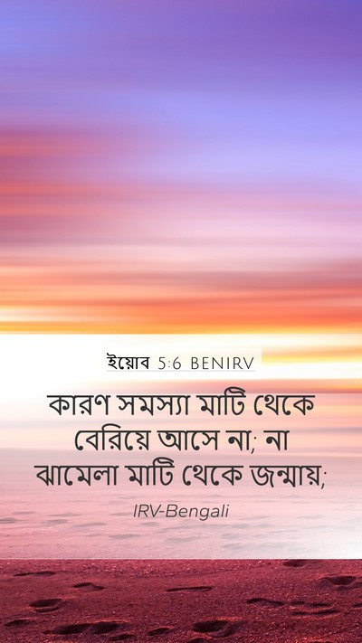 ইয়োব 5:6 BENIRV Bible Verse Image