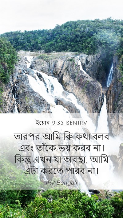 ইয়োব 9:35 BENIRV Mobile Phone Wallpaper - তারপর আমি কি কথা - Mobile Bible Verse Wallpaper
