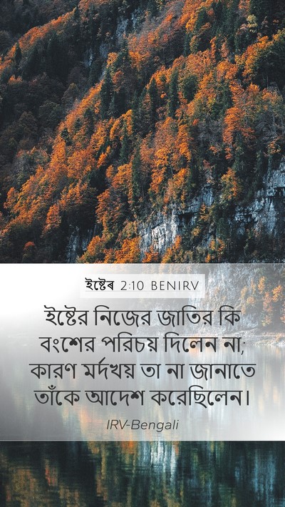 ইষ্টেৰ 2:10 BENIRV Mobile Phone Wallpaper - ইষ্টের নিজের - Mobile Bible Verse Wallpaper