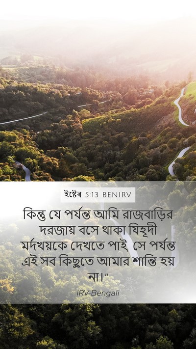 ইষ্টেৰ 5:13 BENIRV Bible Verse Image
