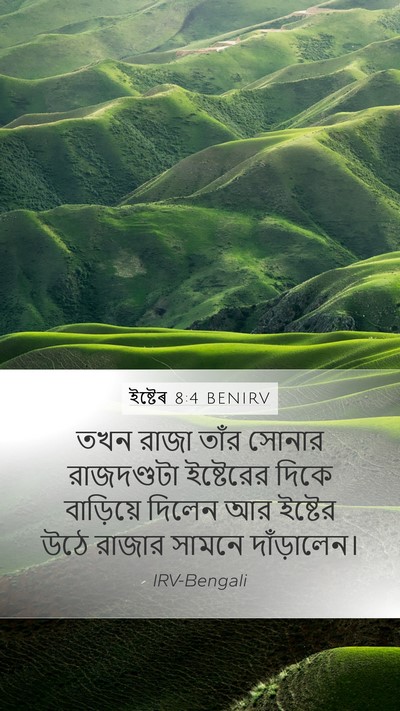 ইষ্টেৰ 8:4 BENIRV Bible Verse Image