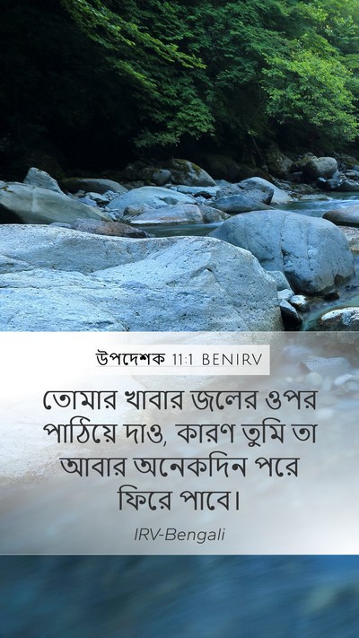 উপদেশক 11:1 BENIRV Bible Verse Image