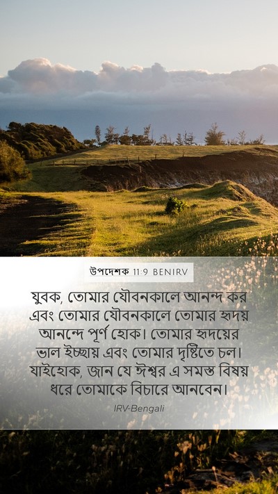 উপদেশক 11:9 BENIRV Bible Verse Image